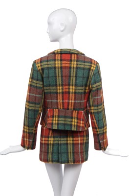 Lot 46 - A Vivienne Westwood  tartan 'Love Heart' suit, 'Dressing Up' collection, Autumn-Winter, 1991-92