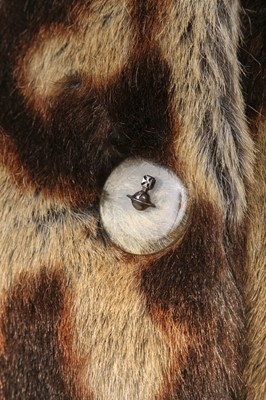 Lot 54 - A Vivienne Westwood faux leopard fur jacket and bag, 'Always on Camera' Autumn-Winter, 1992-93