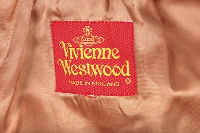 Lot 54 - A Vivienne Westwood faux leopard fur jacket and bag, 'Always on Camera' Autumn-Winter, 1992-93