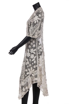 Lot 217 - An Irish crochet coat, 1910s