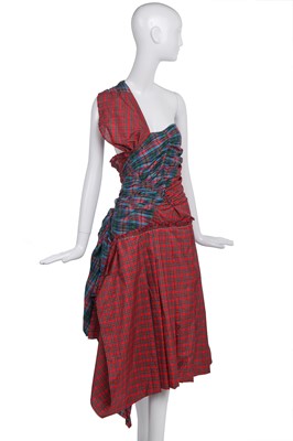 Lot 542 - A Comme des Garçons cotton tartan halter-neck dress, 'Lost Empire' collection, Spring-Summer 2006