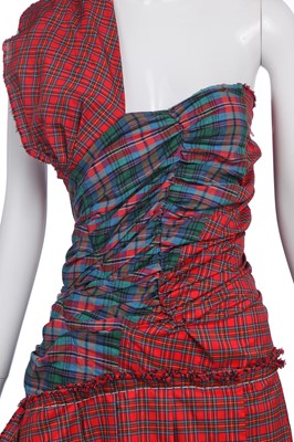 Lot 542 - A Comme des Garçons cotton tartan halter-neck dress, 'Lost Empire' collection, Spring-Summer 2006