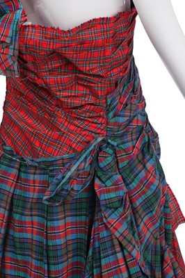 Lot 542 - A Comme des Garçons cotton tartan halter-neck dress, 'Lost Empire' collection, Spring-Summer 2006