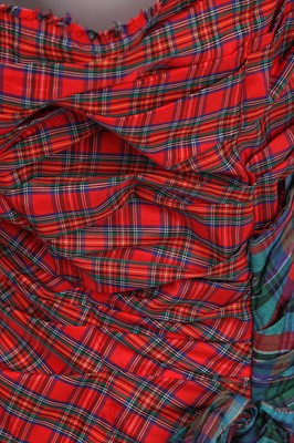 Lot 542 - A Comme des Garçons cotton tartan halter-neck dress, 'Lost Empire' collection, Spring-Summer 2006