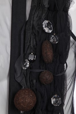 Lot 541 - A Comme des Garçons black tulle bodice, 'Dark Romance, Witch' collection, Autumn-Winter 2004-05