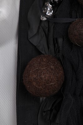 Lot 541 - A Comme des Garçons black tulle bodice, 'Dark Romance, Witch' collection, Autumn-Winter 2004-05