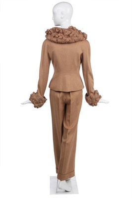Lot 480 - Christian Dior by John Galliano camel wool-cashmere ensemble, 'Sportswear' collection, Autumn-Winter 1999-2000