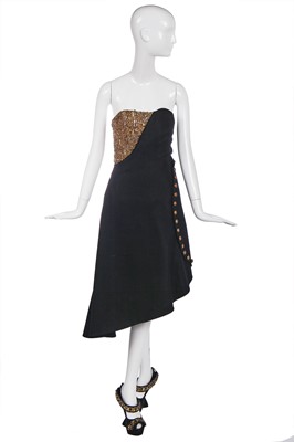 Lot 506 - An Alexander McQueen by Sarah Burton embellished wool cocktail dress, Pre-Fall 2011