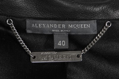 Lot 80 - Three Alexander McQueen by Sarah Burton lambskin leather jackets, 2012-13