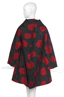 Lot 145 - A Comme des Garçons 'Flat' or '2D' collection poppy-patterned coat, Autumn-Winter 2012-13