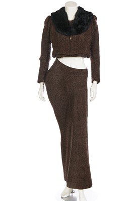 Lot 194 - An early Junya Watanabe/Comme des Garçons tweed ensemble, Autumn-Winter, 1995-96