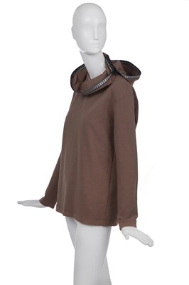 Lot 143 - An Issey Miyake hooded top, Autumn-Winter 1991-92