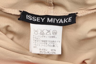 Lot 144 - A rare Issey Miyake  'egg carton' hooded dress, Autumn-Winter 2000-01