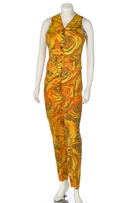 Lot 161 - A Vivienne Westwood rose print ensemble, 'Grand Hotel', Spring-Summer 1993