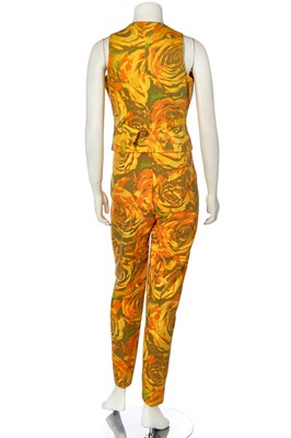 Lot 161 - A Vivienne Westwood rose print ensemble, 'Grand Hotel', Spring-Summer 1993