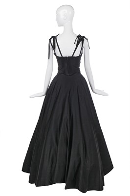 Lot 58 - A Vivienne Westwood black taffeta ball gown, 1993 and early 2000s