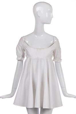 Lot 63 - A Vivienne Westwood cotton corset dress, 'Grand Hotel', Spring-Summer, 1993