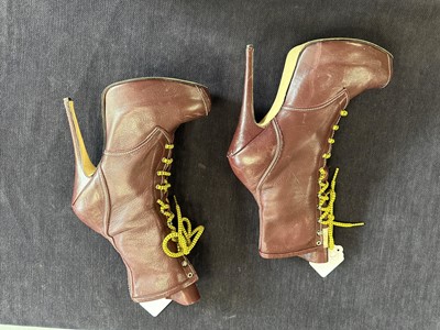 Lot 71 - A Vivienne Westwood striped and ribbed wool suit, 'Dressed to Scale' collection, Autumn-Winter 1998-99