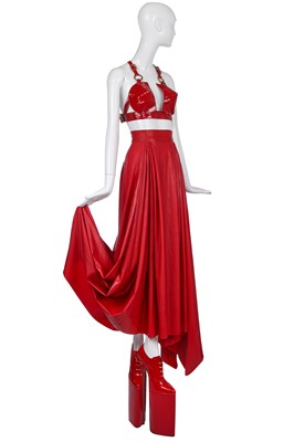 Lot 147 - A Lady Gaga-worn 'Red Bleeding' look from the '911' music video, 2020