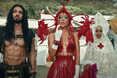 Lot 147 - A Lady Gaga-worn 'Red Bleeding' look from the '911' music video, 2020