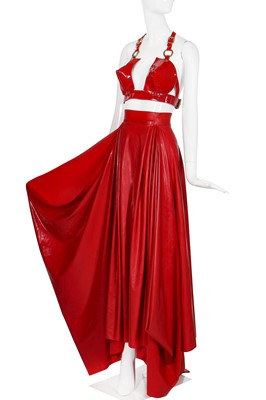 Lot 147 - A Lady Gaga-worn 'Red Bleeding' look from the '911' music video, 2020