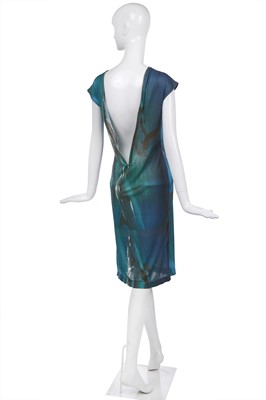 Lot 129 - An Alexander McQueen dolphin print dress,  'La Poupee' collection, Spring-Summer 1997