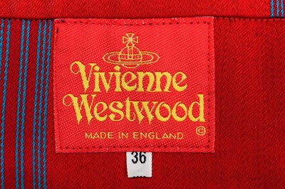 Lot 38 - A Vivienne Westwood striped wool blazer 'Time Machine' collection, Autumn-Winter 1988-89
