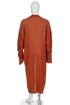 Lot 78 - A rare John Galliano muslin robe, 'Afghanistan Repudiates Western Ideals', Spring-Summer, 1984