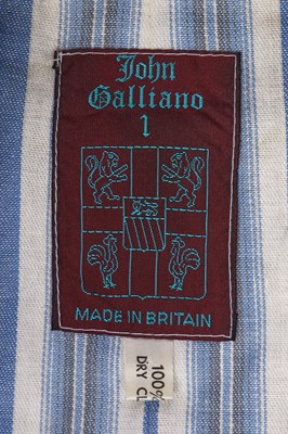 Lot 80 - A rare John Galliano spencer jacket, 'The Ludic Game', Autumn-Winter, 1985-86