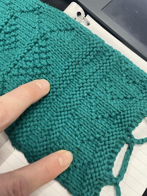 Lot 84 - A rare John Galliano knitted breastband 'The Ludic Game' collection, Autumn-Winter, 1985-86