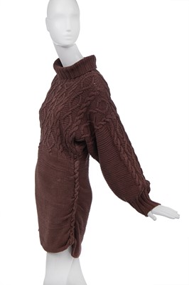 Lot 82 - John Galliano knitted sweater dress 'The Ludic Game' collection, Autumn-Winter, 1985-86