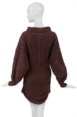 Lot 82 - John Galliano knitted sweater dress 'The Ludic Game' collection, Autumn-Winter, 1985-86