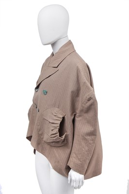 Lot 86 - A fine and rare John Galliano outsized jacket, 'Fallen Angels' collection, Spring-Summer 1986