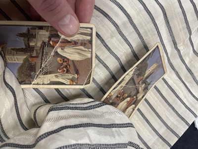 Lot 91 - A rare and important John Galliano 'Tarot' card ensemble, 'Forgotten Innocents' collection, Autumn-Winter, 1986-87