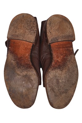 Lot 88 - A rare pair of John Galliano by Patrick Cox 'Hobo' boots, 'Fallen Angels' collection, Spring-Summer 1986