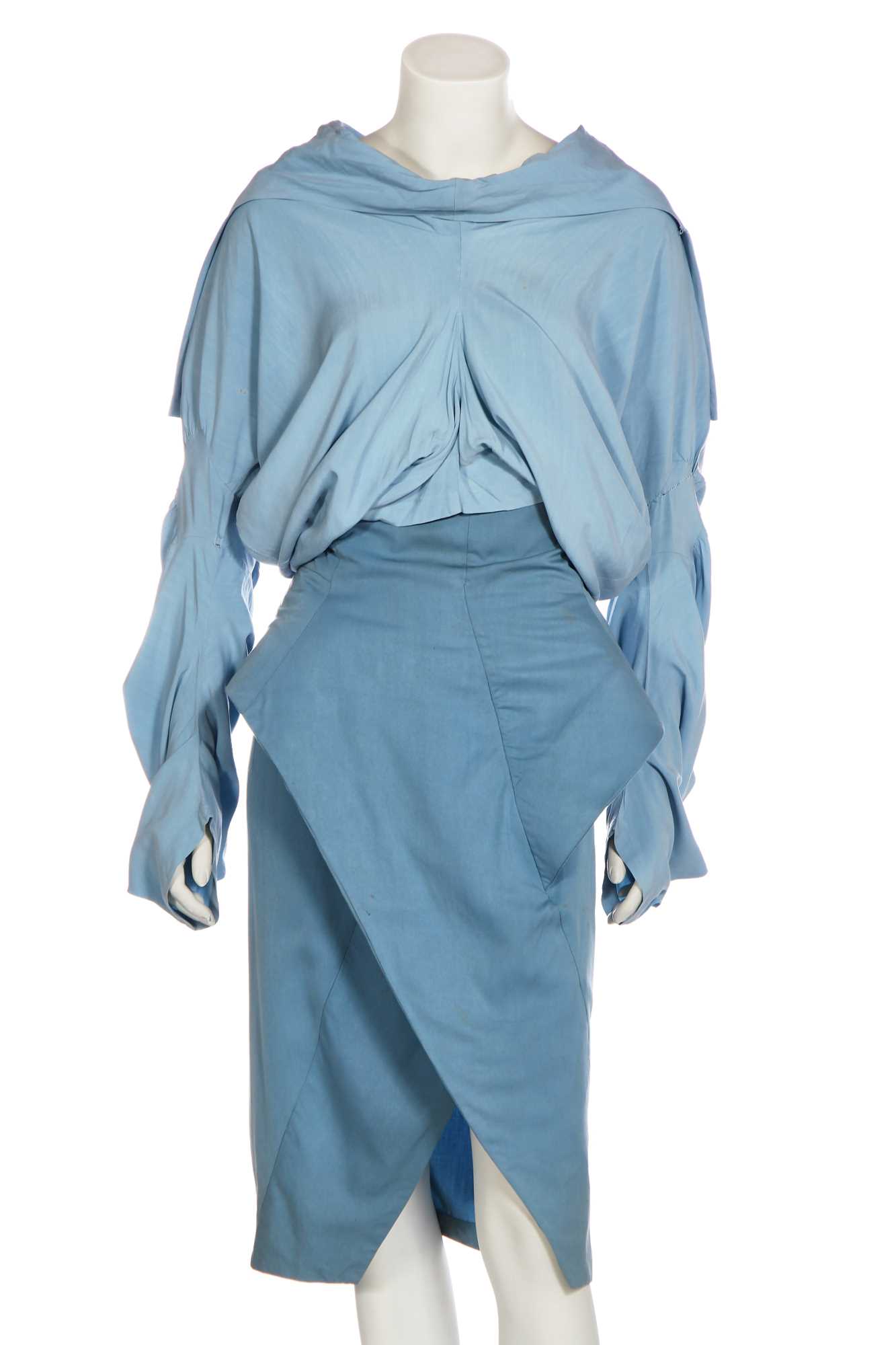 Lot 211 - A John Galliano Circle shirt and skirt,