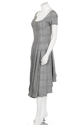 Lot 235 - A John Galliano Prince of Wales check viscose dress, 'Blanche DuBois' collection, Spring-Summer 1988