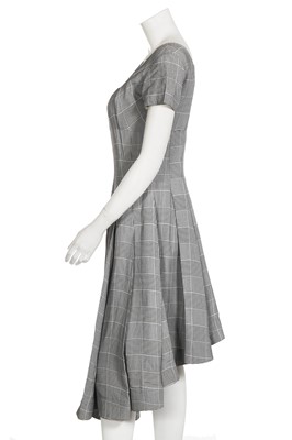 Lot 235 - A John Galliano Prince of Wales check viscose dress, 'Blanche DuBois' collection, Spring-Summer 1988