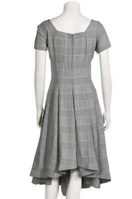 Lot 235 - A John Galliano Prince of Wales check viscose dress, 'Blanche DuBois' collection, Spring-Summer 1988