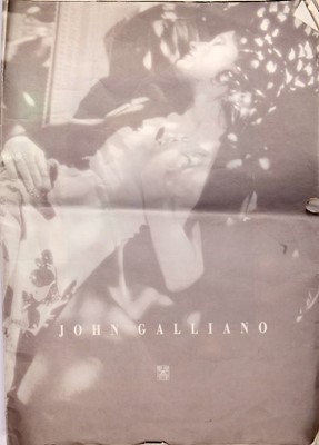 Lot 106 - A John Galliano complete bias-cut evening gown look, 'Hairclips' collection, Autumn-Winter, 1988-89