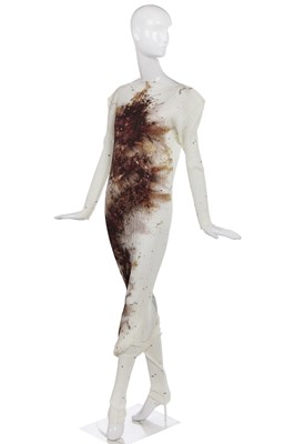 Lot 534 - An Issey Miyake/Cai Guo-Qiang Guest Artists Series 4 'Gunpowder Dragon or Rainbow Serpent' jumpsuit, 1998