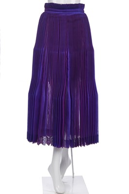 Lot 530 - An Issey Miyake 'Body Pleats' ensemble, Autumn-Winter 1990