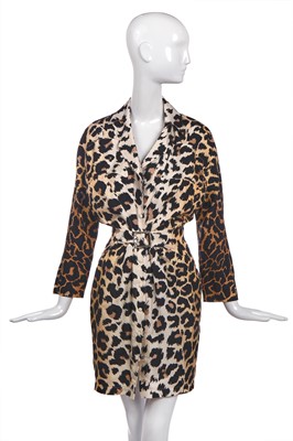 Lot 425 - A Thierry Mugler leopard-print silk dress, Spring-Summer 1996