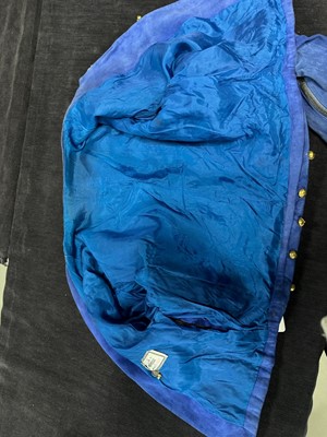 Lot 145 - A Gianni Versace embellished blue suede jacket, Spring-Summer 1990
