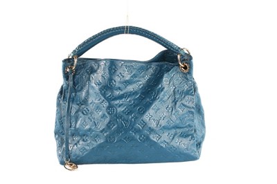 Lot 264 - A Louis Vuitton Artsy embossed teal leather...