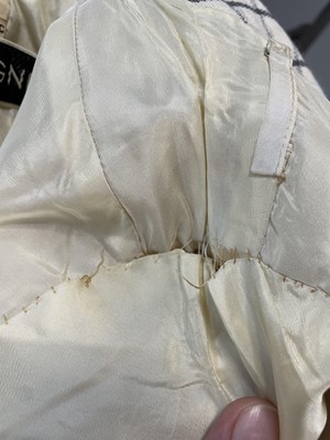 Lot 291 - A Courrèges double-breasted checked wool suit, 1969