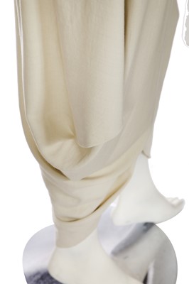 Lot 150 - A John Galliano calico wool-blend suit, 'Greek Widows...' collection, Spring-Summer 1990