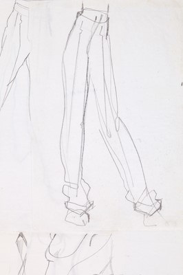 Lot 116 - A group of Julie Verhoeven for John Galliano fashion sketches, 'Honcho Woman' collection, Spring-Summer 1991