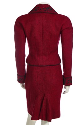 Lot 147 - Two John Galliano wool suits, 'Cabaret' collection, Autumn-Winter 1998-99