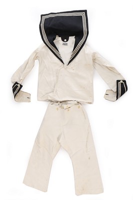 Lot 294 - Two boys' sailor outfits, 1900-1920; the first...